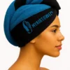 100% Cotton: Cotton Blue Hair Towel Cap