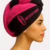100% Cotton: Cotton Pink Hair Towel Cap