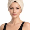 Smart Hair Towel — NanoWeave Microfiber (Champaign Sand)